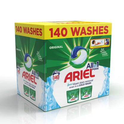 Ariel All in1 Original Pods Detergent Cleaning Power Washing Capsule