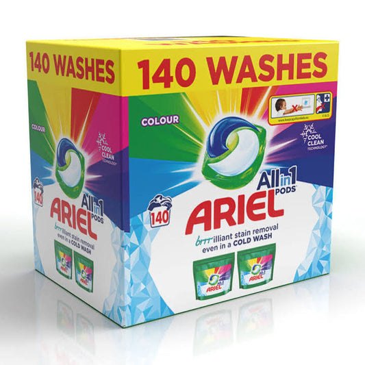 Ariel All in1 Colour Pods Detergent Cleaning Power Washing Capsule