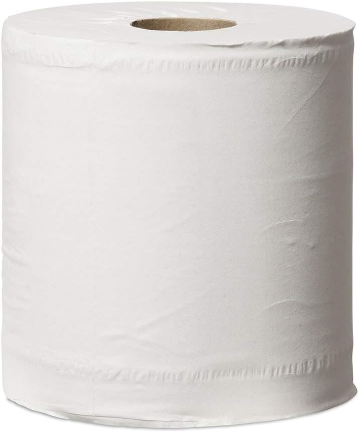 Tork M2 Centre Feed White Wiping Basic Paper Towel Roll Centrefeed Pack 6 x 150m