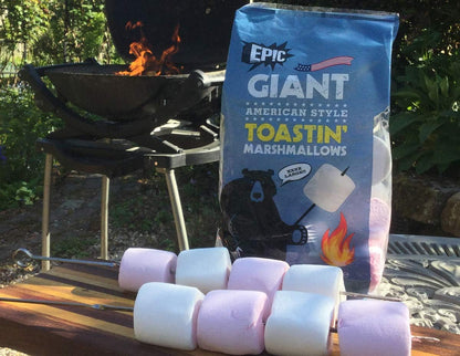 Epic Giant Toasting Marshmallow Large American Style BBQ s'more Gluten Free 800g