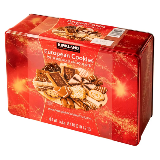 Kirkland Signature European Cookies with Belgian Chocolate 1.4kg Assorted Cookie