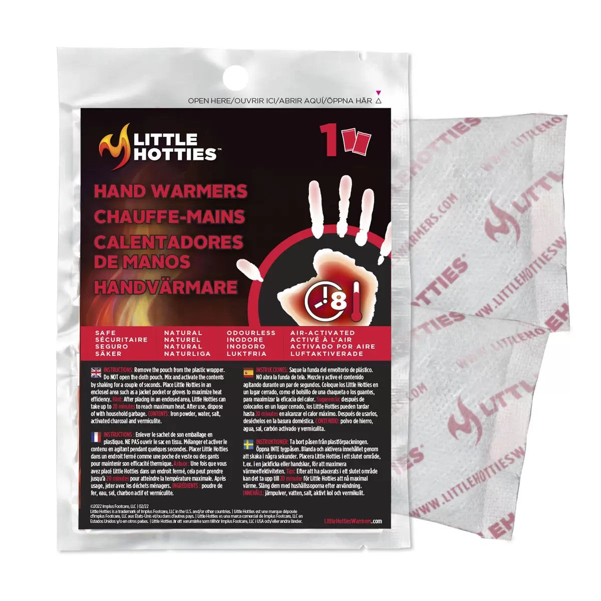 Little Hotties Disposable Hand Warmers for Winter Activities 8 Hours of Heat