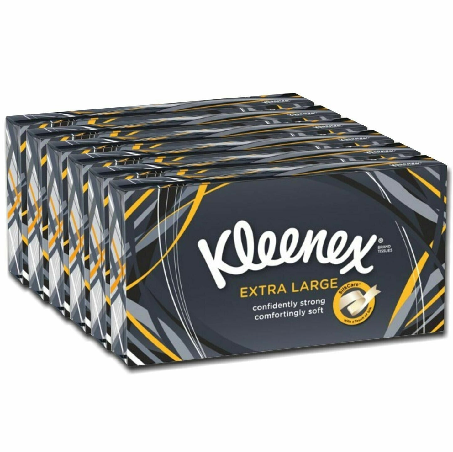 Kleenex  Extra Large 2Ply Facial Tissue Boxes Strong Soft 6 x 90 sheets