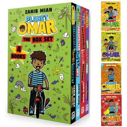 Books Planet Omar Book Collection 4 Pack 9+Years BRAND New