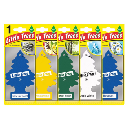 Car Scent Little Trees Traditional Assortment  Air Freshener Car Home  24 Pack