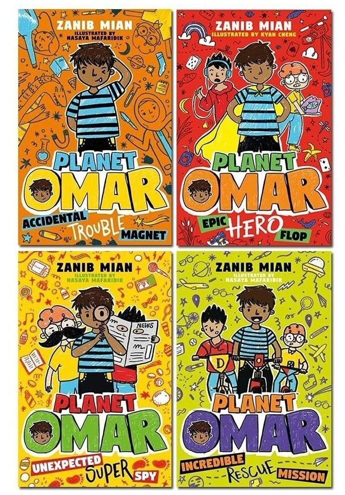 Books Planet Omar Book Collection 4 Pack 9+Years BRAND New