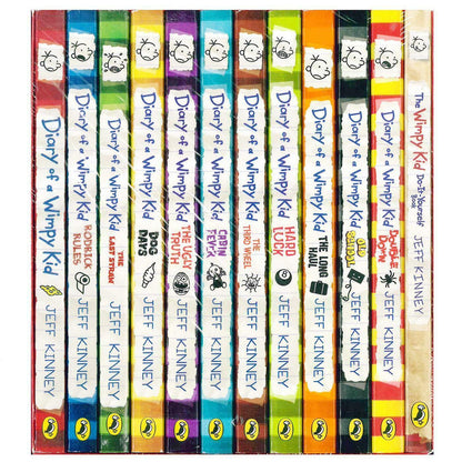 Books Diary of a Wimpy Kids Collection Fiction 12 Pack Ideal GIFT