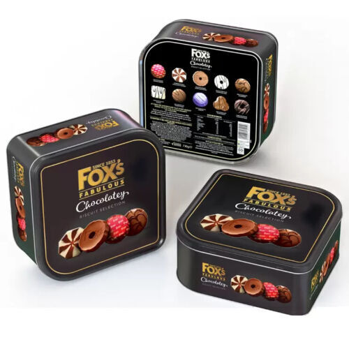 Biscuits Fox's Fabulous Chocolatey Biscuit Variety Flavours Gift Tin Pack 730g