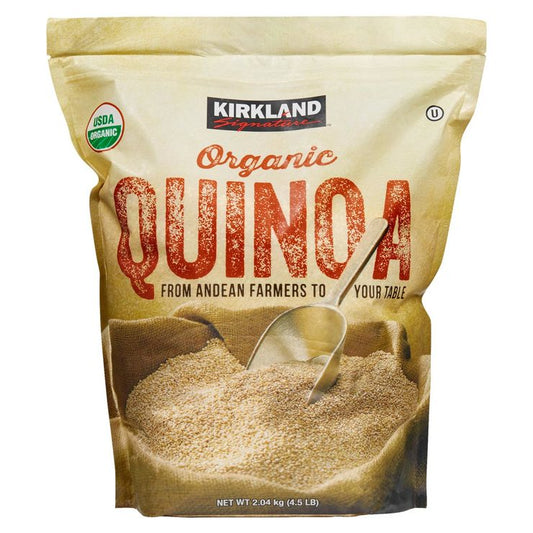 Kirkland Signature Organic Quinoa Gluten Free Nutrient Rich Healthy Meal Addition 2.04kg