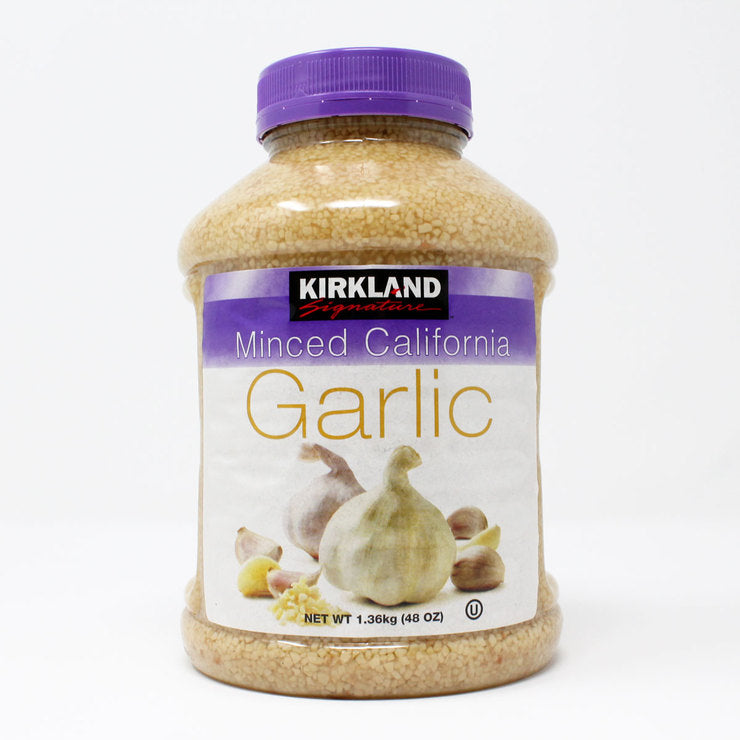 Kirkland Signature Fresh Garlic Minced Flavourful Healthy Cooking 1.36kg