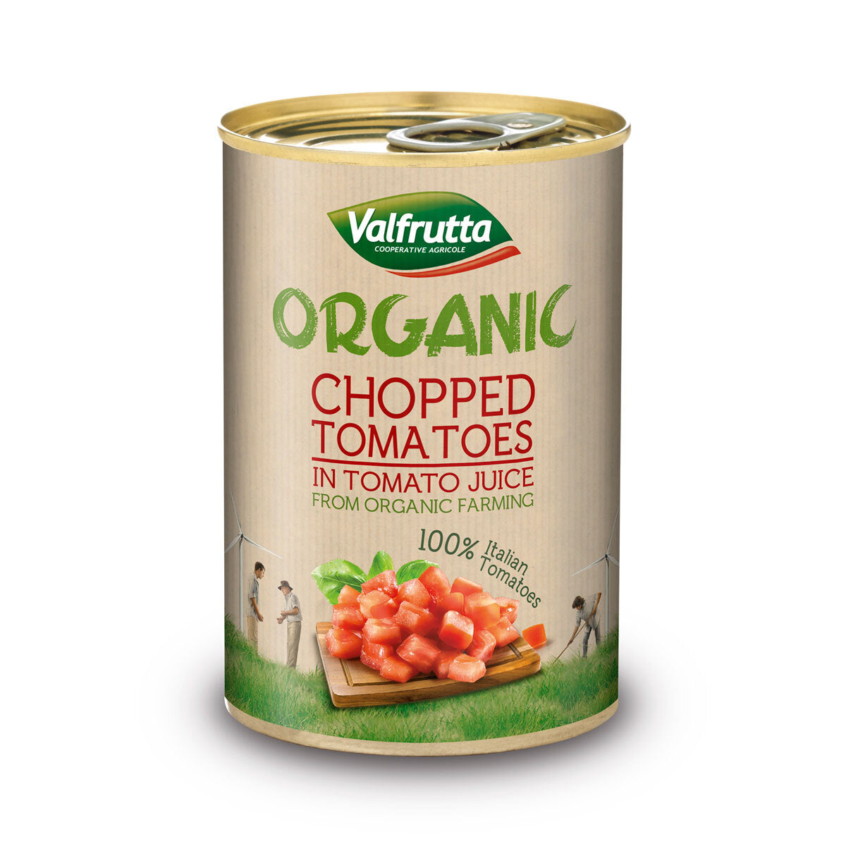 Valfrutta Organic Chopped Tomatoes, 12 x 400g