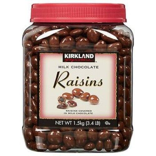 Kirkland Signature Milk Chocolate Raisins Dried Fruit Snack 1.53kg