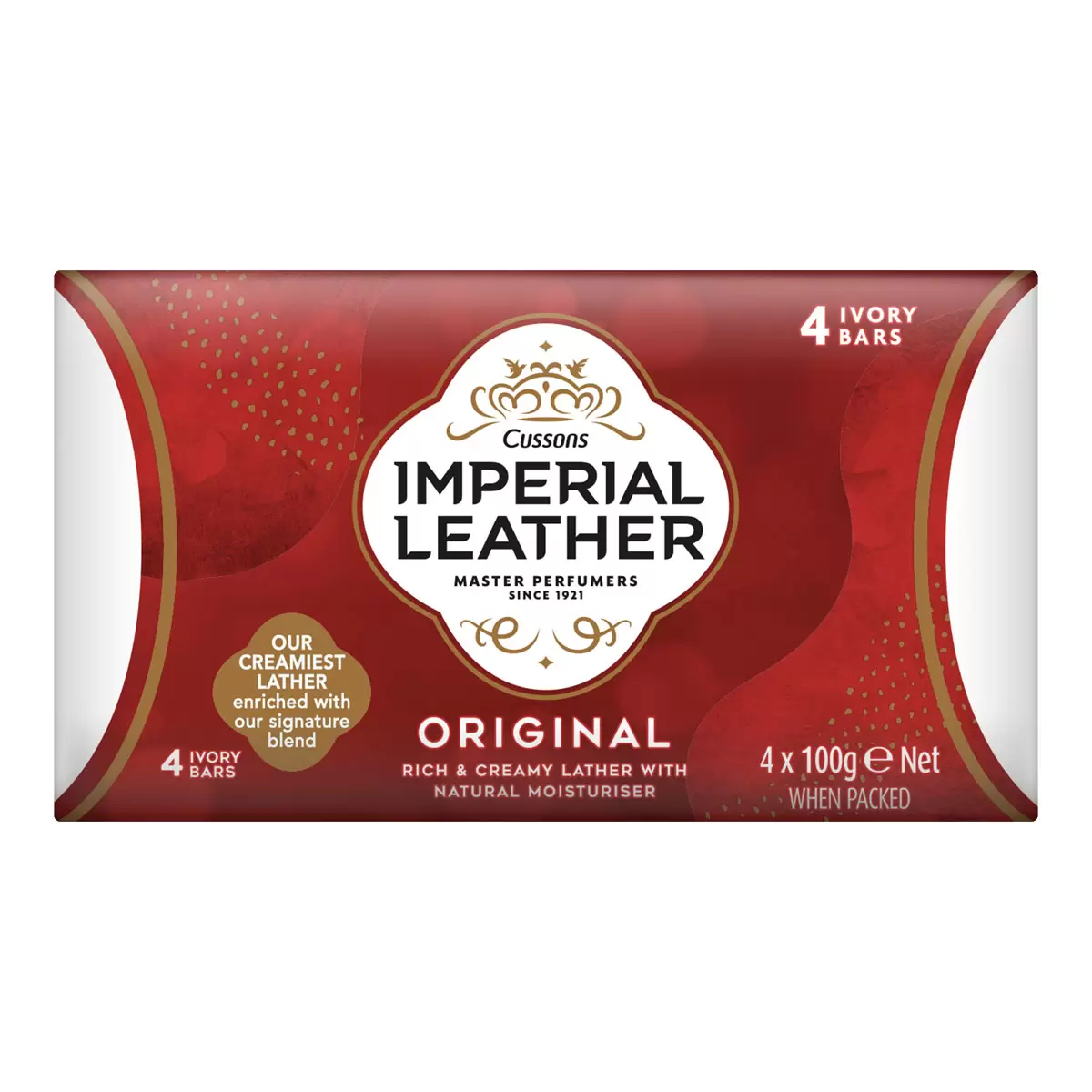 Imperial Leather Original Soap Rich Creamy Lather Ivory Cleansing Bars 16 x 100g